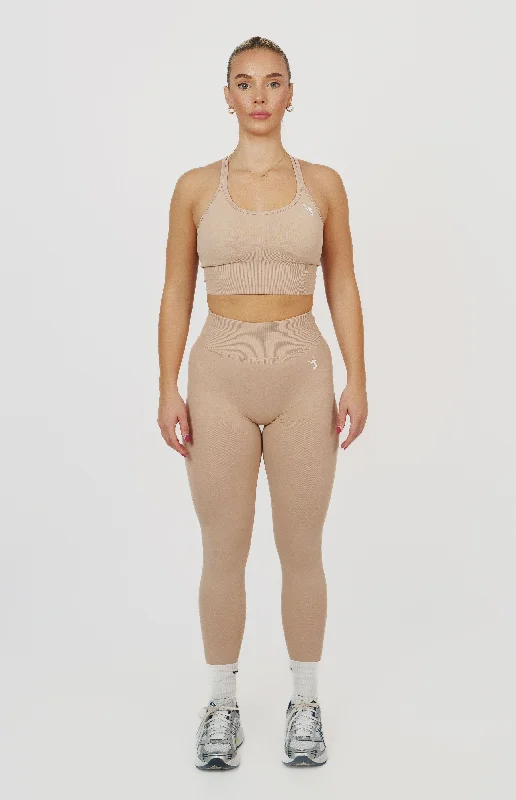 Form Seamless Scrunch Leggings & Sports Bra Set - Dusty Pink