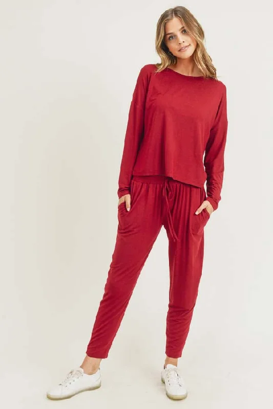 Basic Knit Loungewear Set