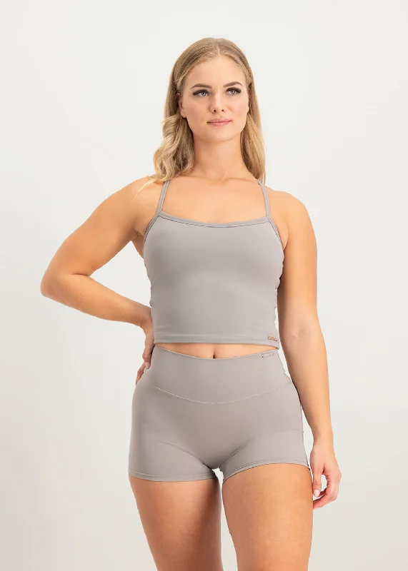 Sculpt Top - Light Grey