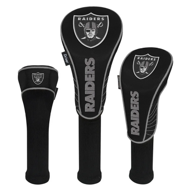 Team Effort: NFL Headcover Set - Las Vegas Raiders