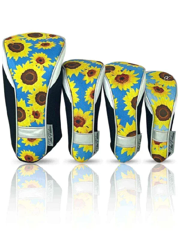 Taboo Fashions: Ladies 4-Pack Club Cover Set - Sultry Sunflowers