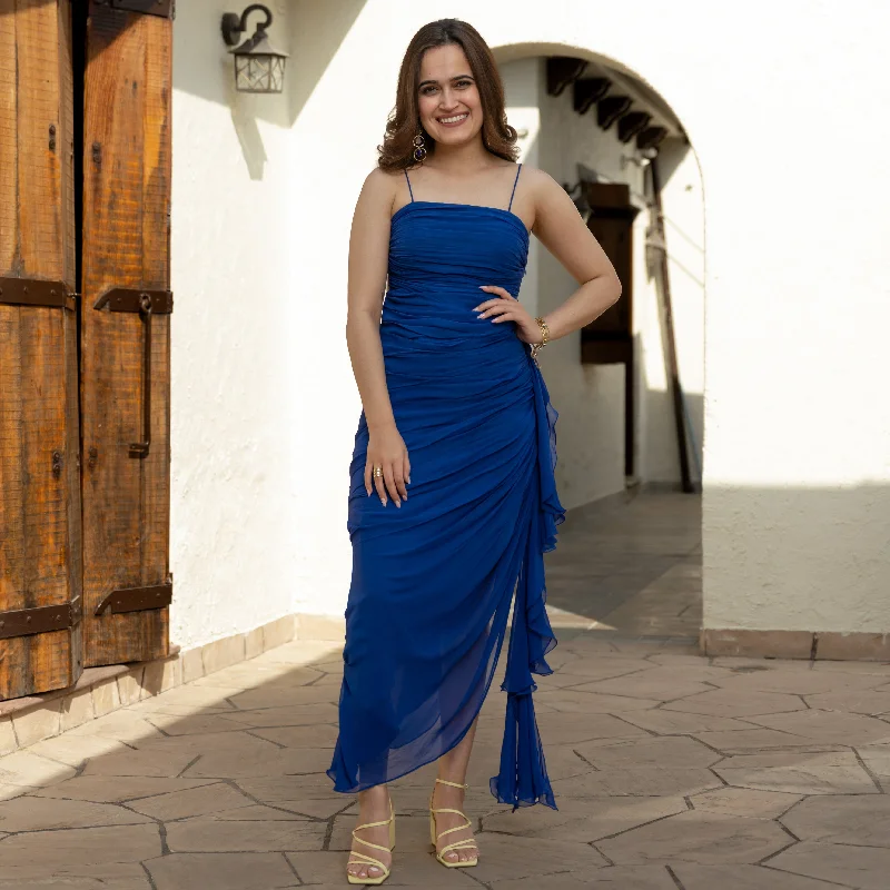 Mermaid Royal Blue Dress