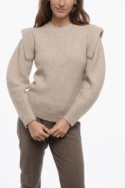 Isabel Marant Crew Neck Cashmere Blend Sweater