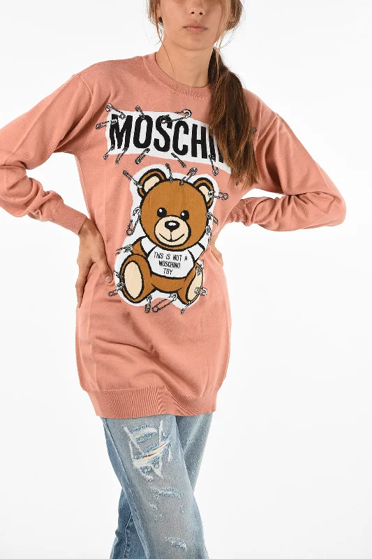 Moschino COUTURE! crew-neck maxi sweater