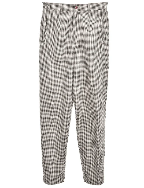 Checked Trousers - W28 L30