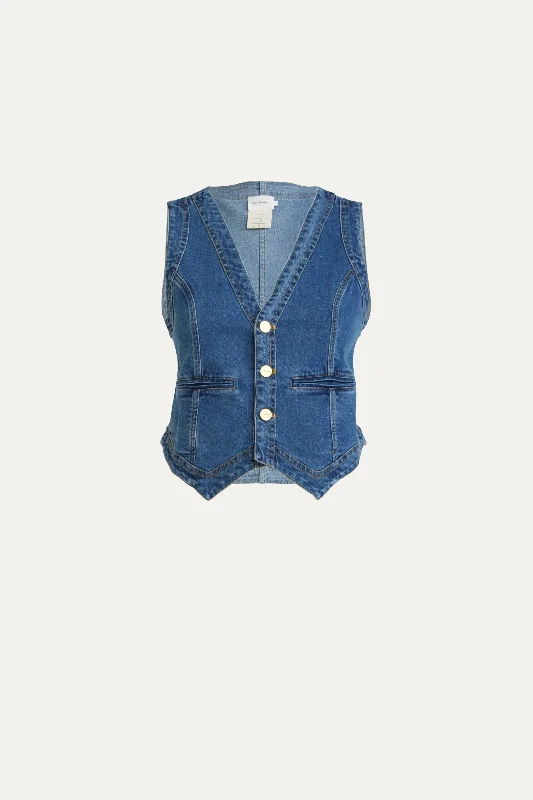 Raven Denim Vest