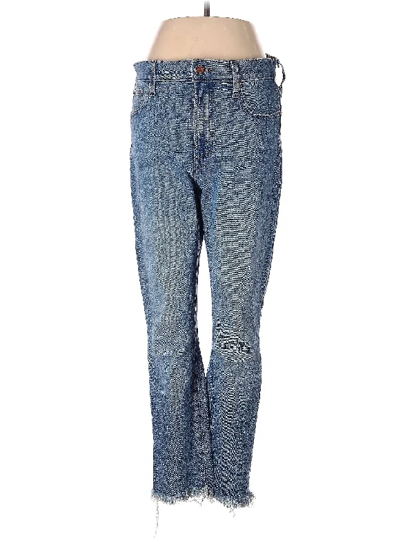 High-Rise Bootleg Jeans in Medium Wash