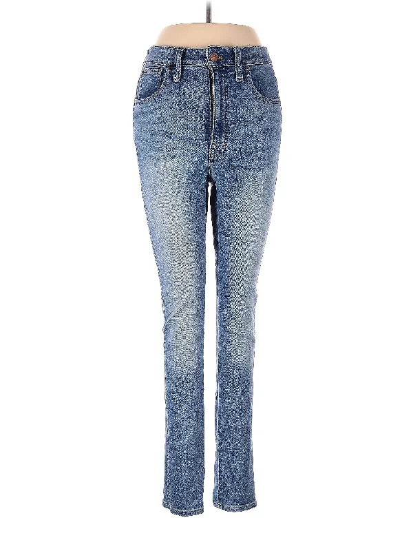 High-Rise Skinny Jeans in Light Wash