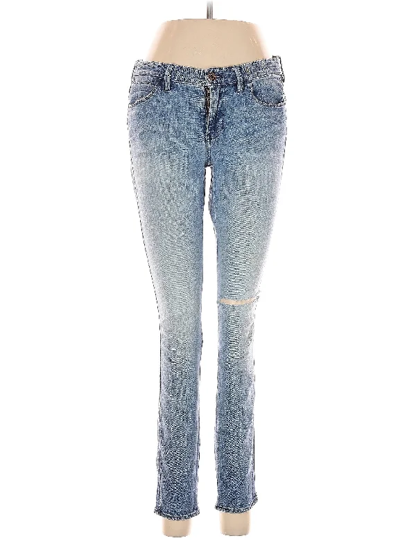 High-Rise Skinny Jeans in Light Wash