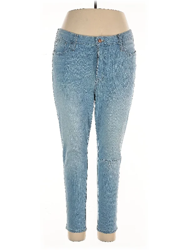 High-Rise Skinny Jeans in Light Wash