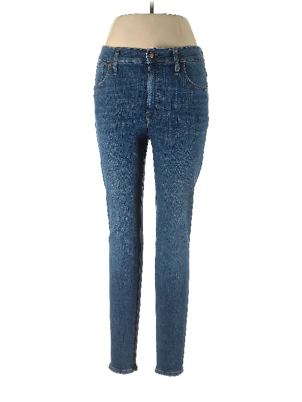 High-Rise Skinny Jeans in Medium Wash