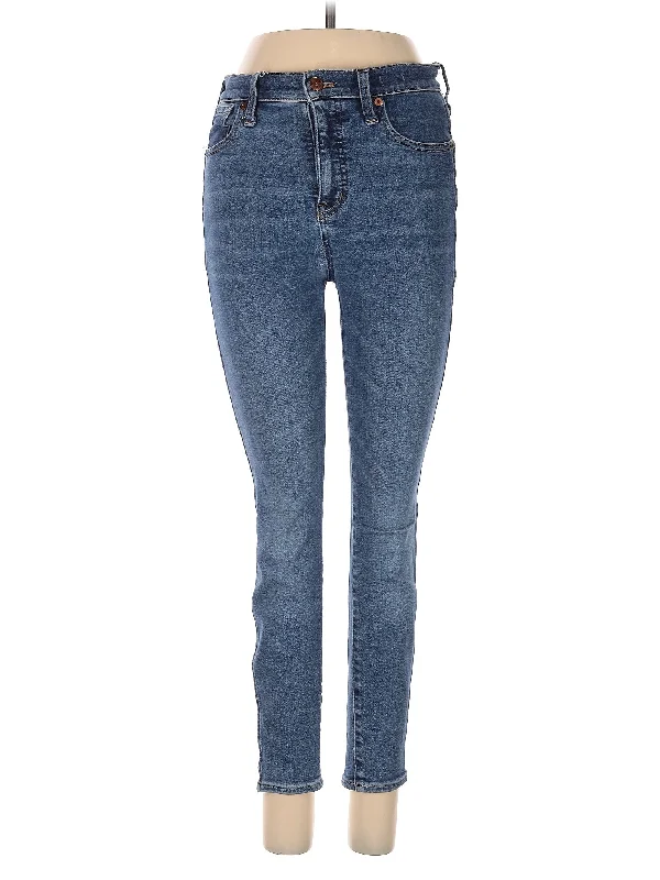 High-Rise Skinny Jeans in Medium Wash