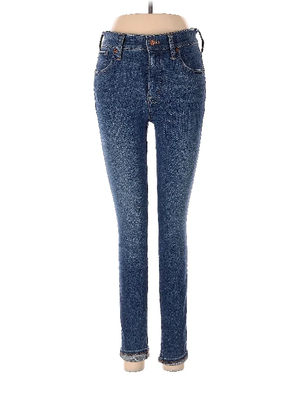 High-Rise Skinny Jeans in Medium Wash