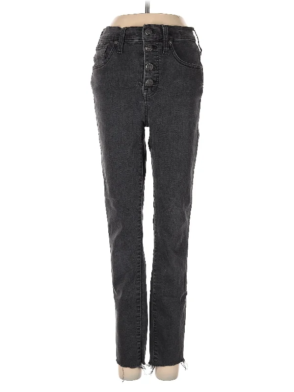 High-Rise Straight-leg Jeans in Dark Wash