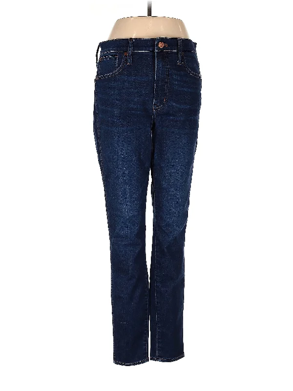 High-Rise Straight-leg Jeans in Dark Wash