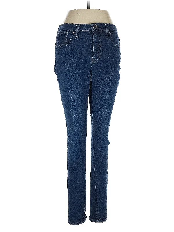 High-Rise Straight-leg Jeans in Dark Wash