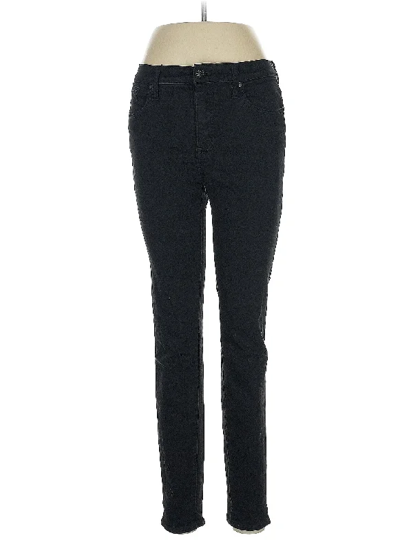 High-Rise Straight-leg Jeans in Dark Wash