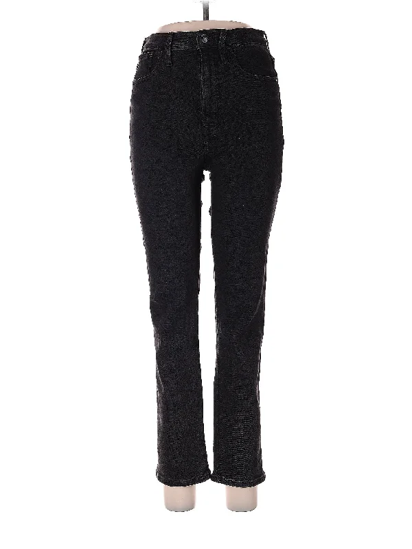 High-Rise Straight-leg Jeans in Dark Wash