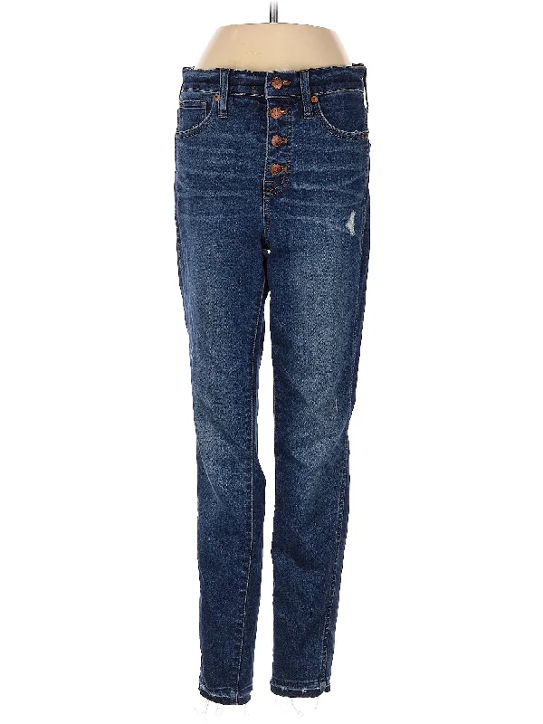 High-Rise Straight-leg Jeans in Dark Wash