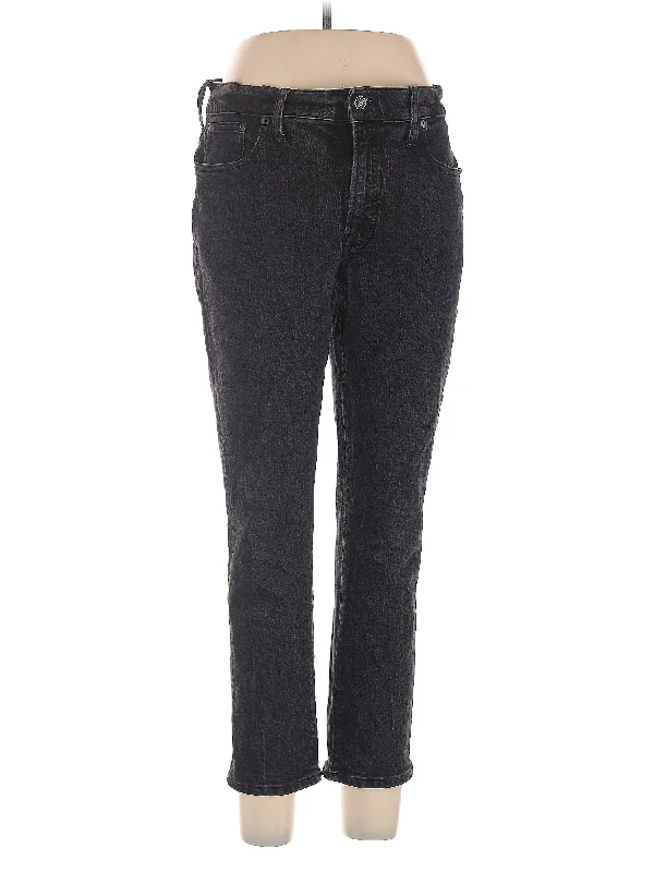 High-Rise Straight-leg Jeans in Dark Wash