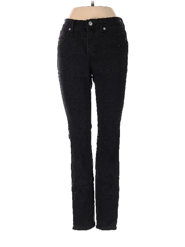 High-Rise Straight-leg Jeans in Dark Wash