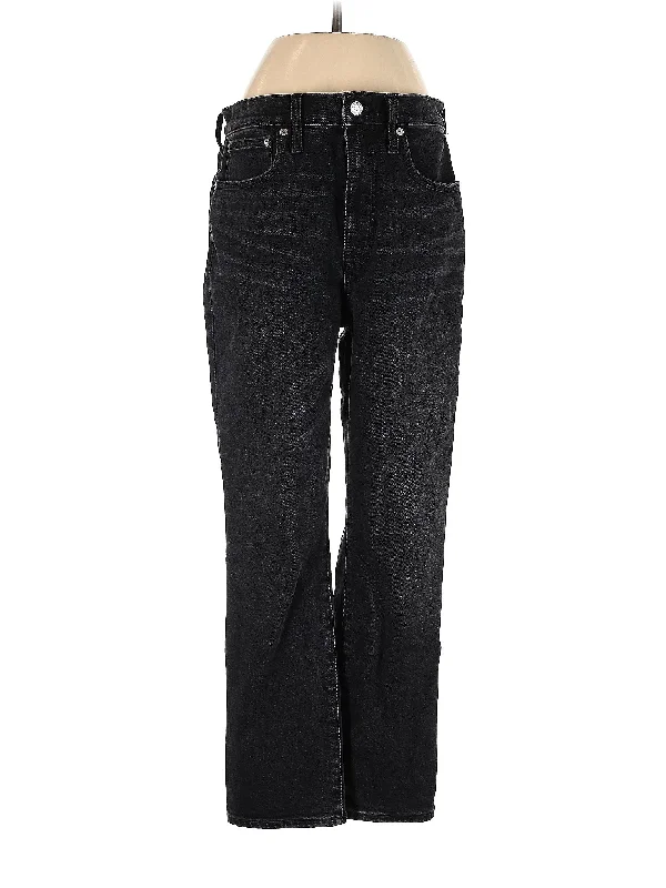 High-Rise Straight-leg Jeans in Dark Wash