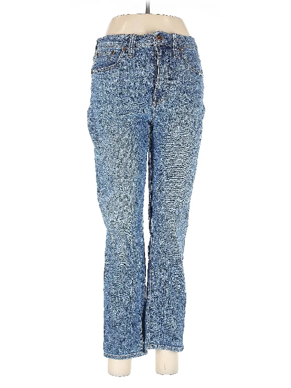 High-Rise Straight-leg Jeans in Light Wash