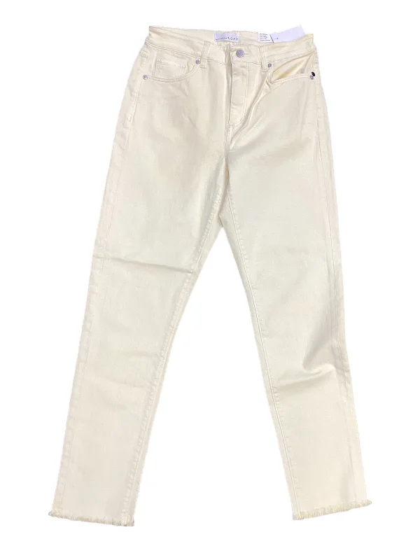 Jeans Skinny By Loft In Yellow, Size: 4