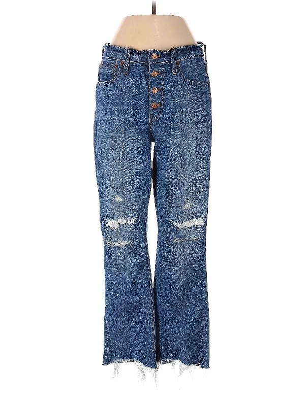 Mid-Rise Bootleg Jeans