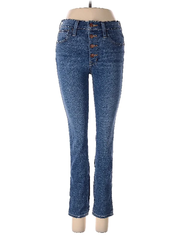 Mid-Rise Bootleg Jeans