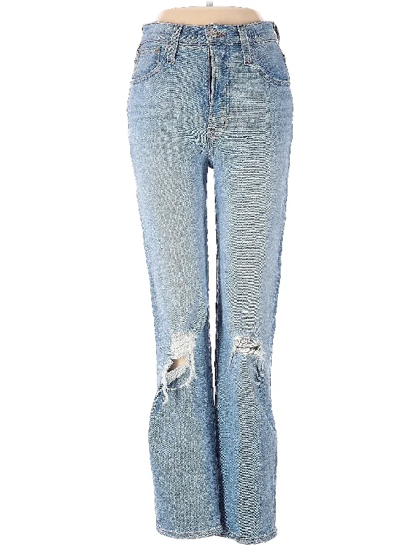 Mid-Rise Bootleg Jeans