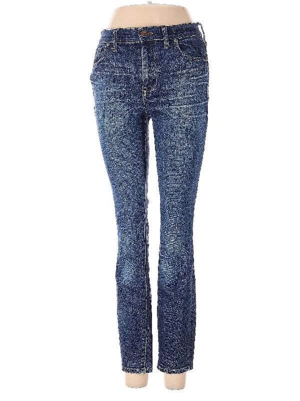 Mid-Rise Bootleg Jeans in Medium Wash