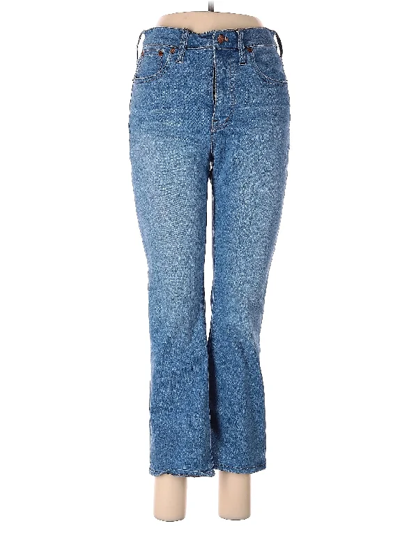 Mid-Rise Bootleg Jeans in Medium Wash