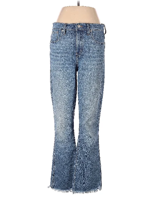 Mid-Rise Bootleg Jeans in Medium Wash