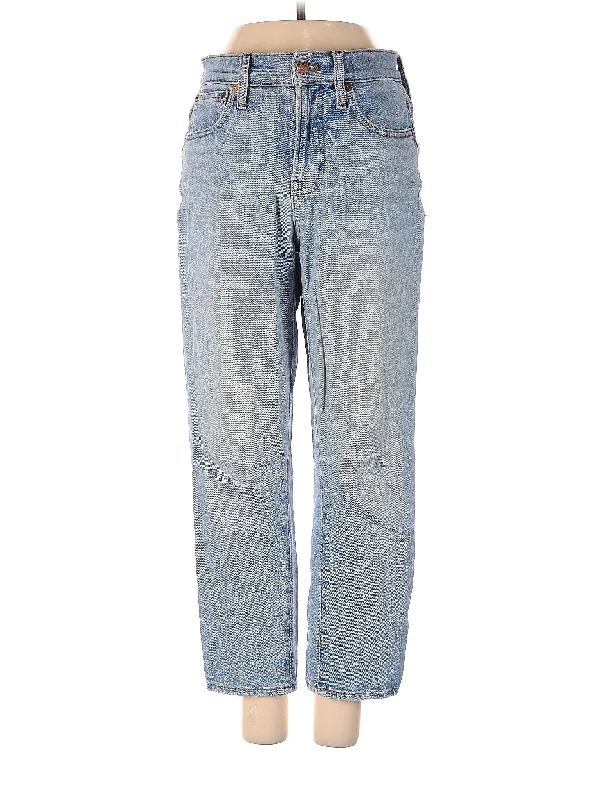 Mid-Rise Boyjeans Jeans in Light Wash