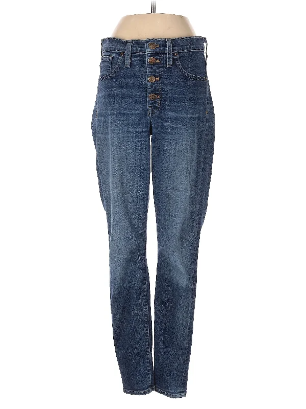 Mid-Rise Straight-leg Jeans in Dark Wash