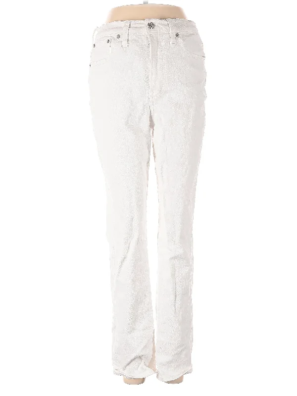 Mid-Rise Straight-leg Jeans in Light Wash