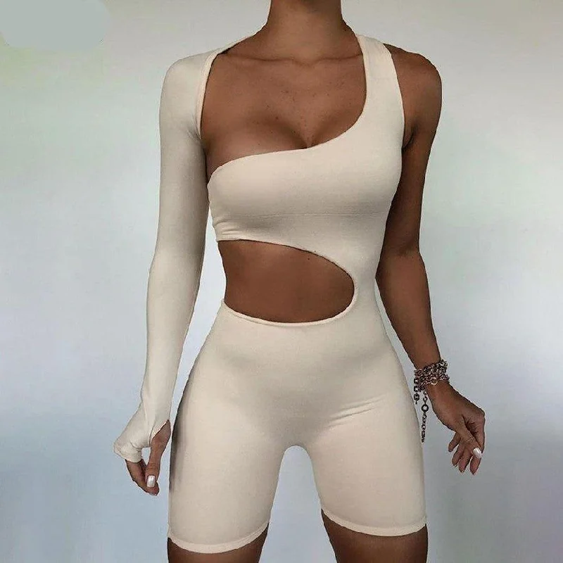 Buxton Cut Out One Sleeve Jumpsuit