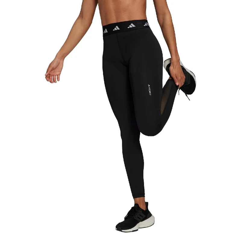 adidas Tech Fit Womens Long Training Tights - Black