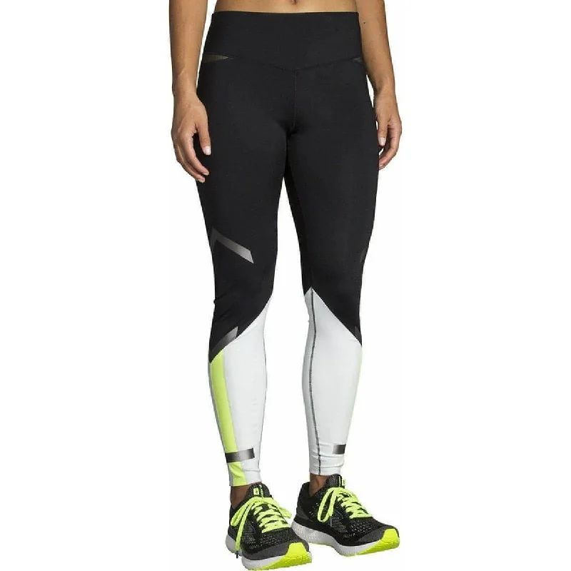 Brooks Carbonite Womens Long Running Tights - Black