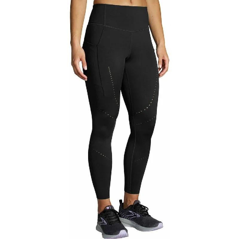 Brooks Method Womens 7/8 Running Tights - Black