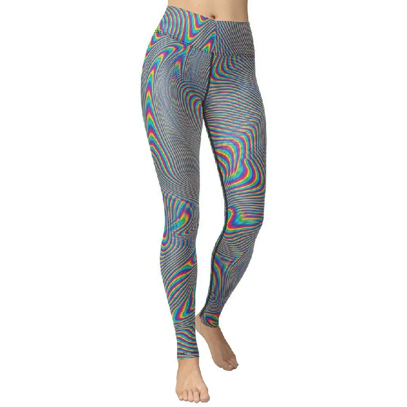 Psychedelic Abstract Yoga Leggings