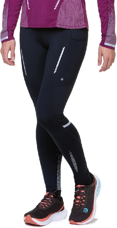 Ronhill Tech Reflect Womens Long Running Tights - Black