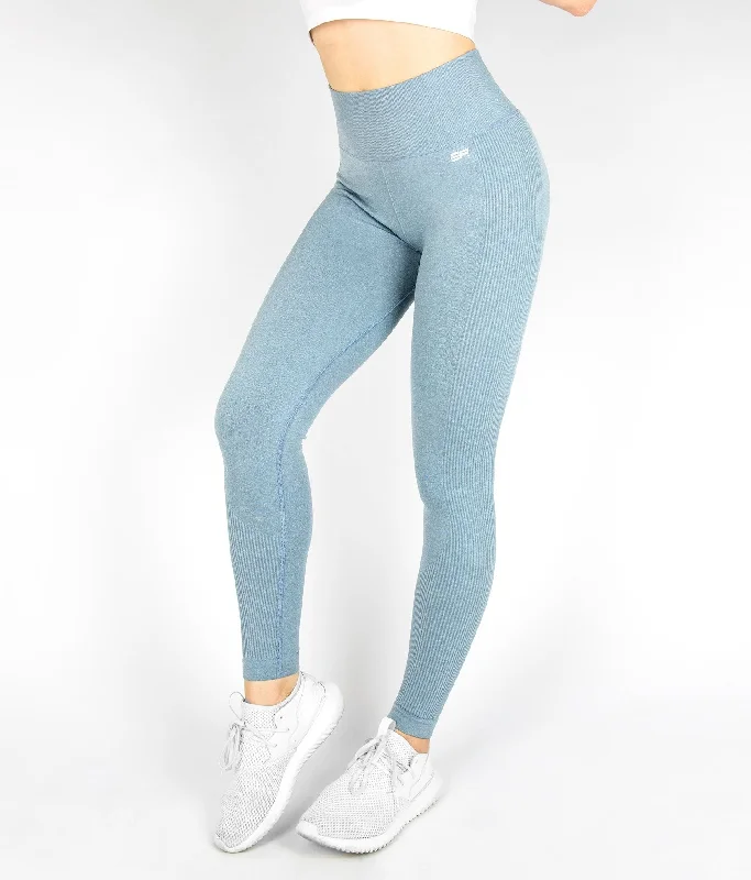 Streak Leggings - Baby Blue