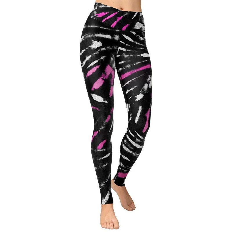 Tie Dye Black Yoga Leggings