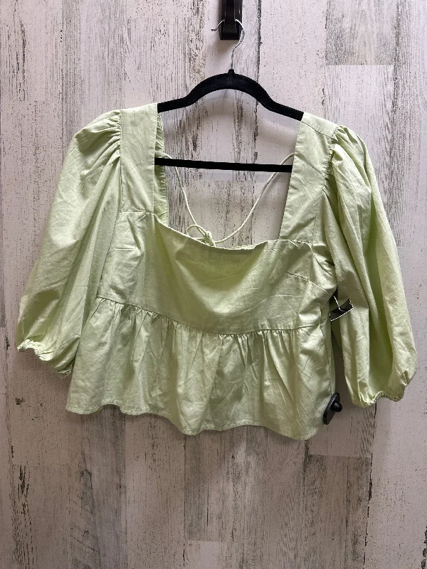 Green Top Short Sleeve Abercrombie And Fitch, Size S