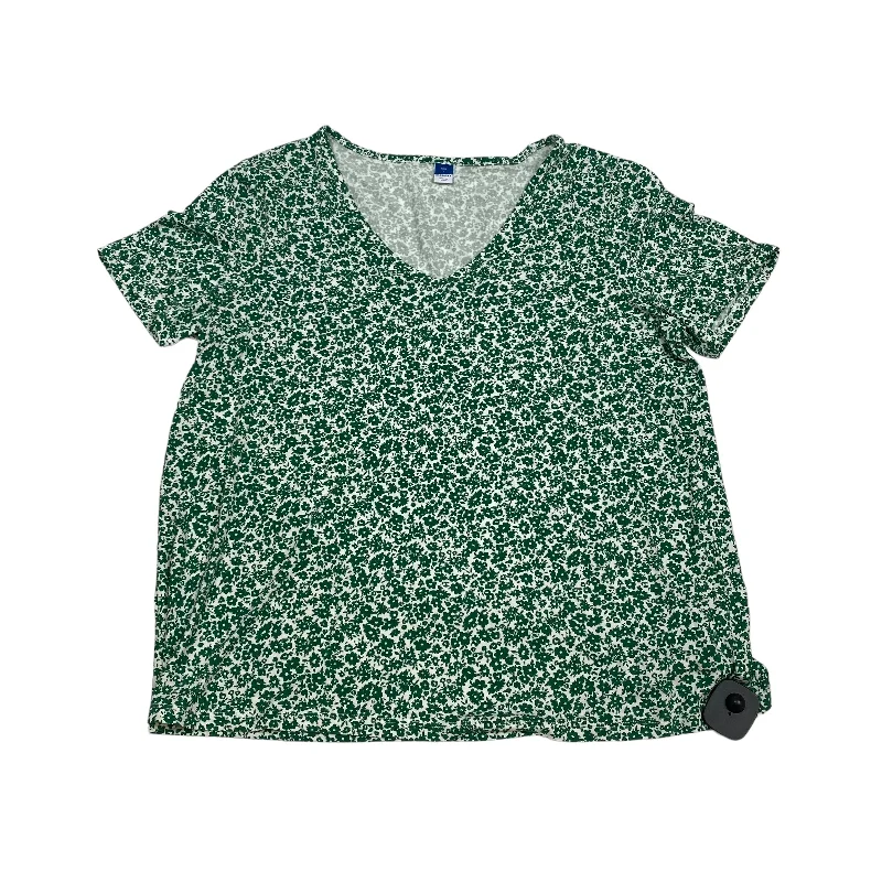 Green Top Short Sleeve Old Navy, Size L