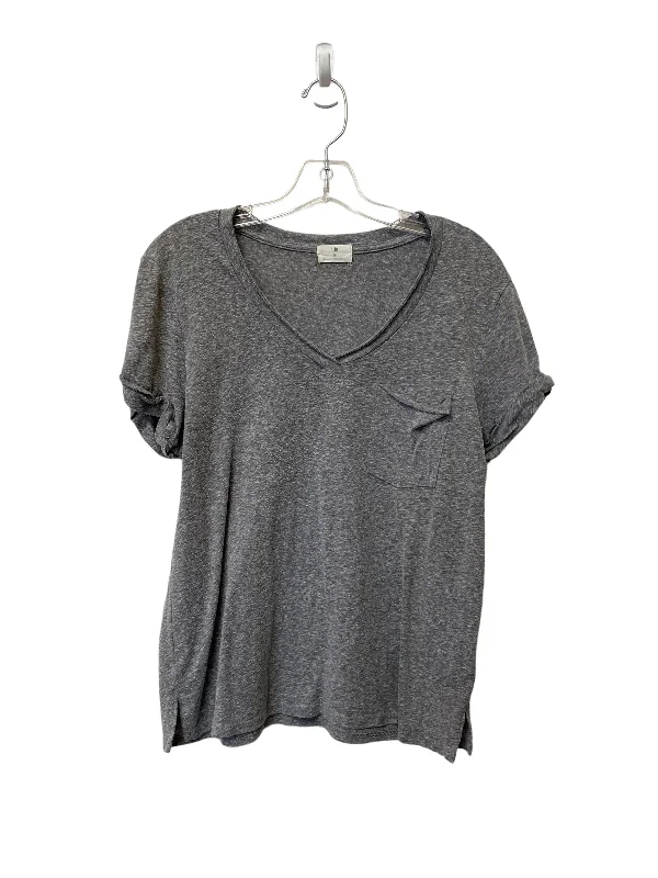 Grey Top Short Sleeve Basic T.la, Size M