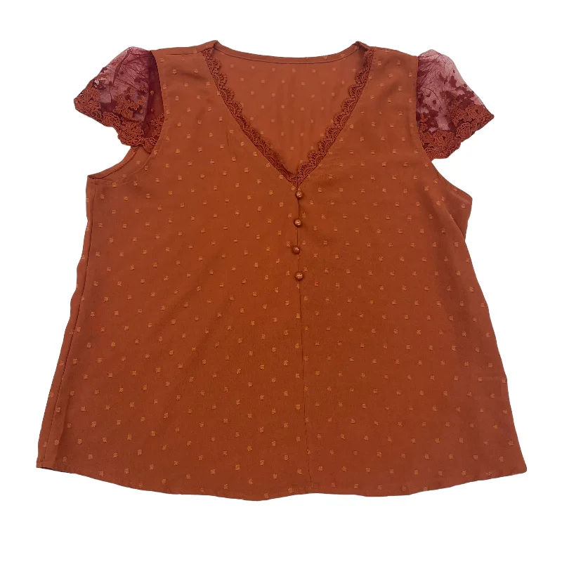 ORANGE SHEIN TOP SS, Size XL