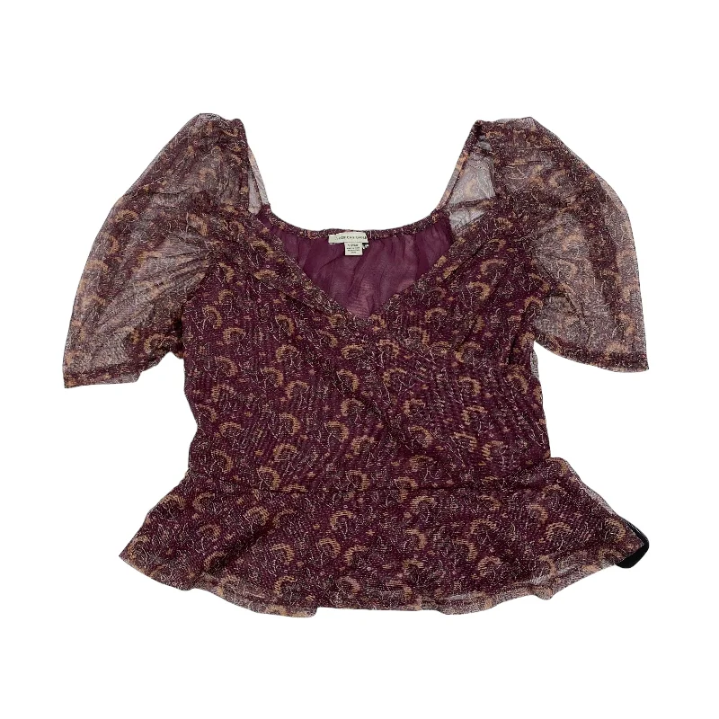 Purple Top Short Sleeve American Eagle, Size S